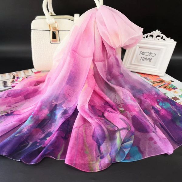 

spring summer womens fashion 100% real pure silk scarf wrap shawl sarongs silk neckerchiefs 180*110cm factory sale mixed 10pcs/lot #4118, Blue;gray