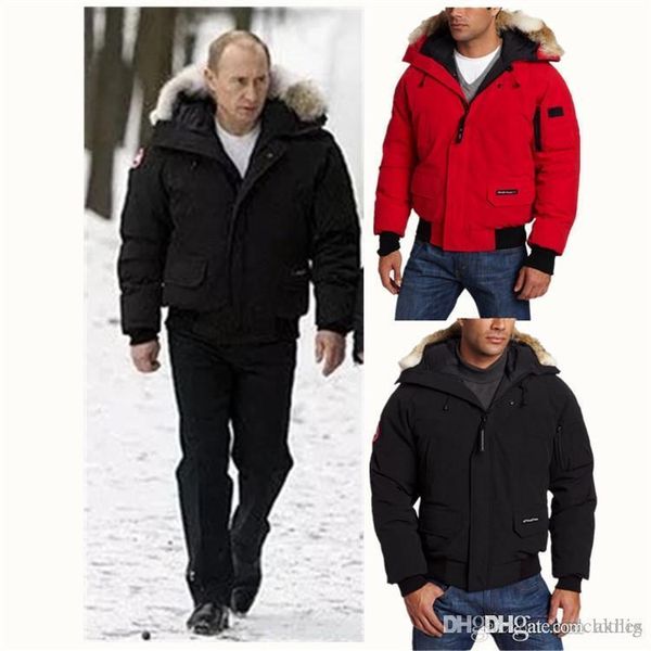 

2020 luxury designer mens tracksuits the gooseberry jacket is a canadian men's aviator jacket with a thick windproof warm short jacket, Black