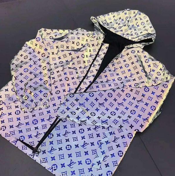 

5d reflection men women designers jacket coat luxury sweatshirt hoodie long sleeve autumn sports zipper brand windbreaker mens clothes plus, Black;brown