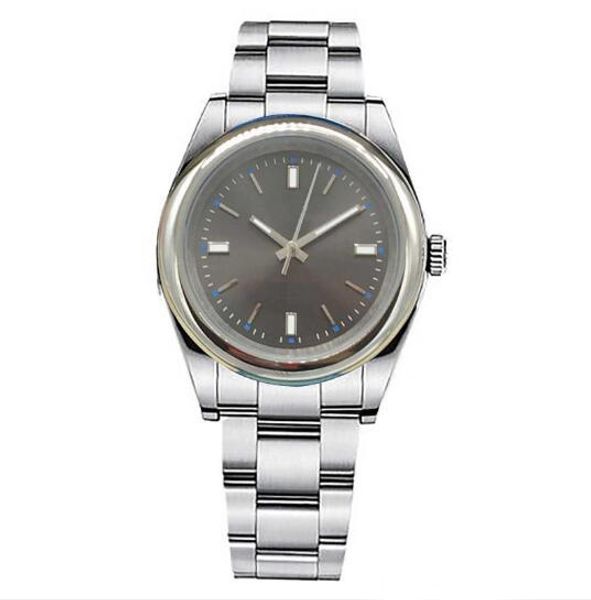 

New luxury wri twatche apphire perpetual new no date teel domed 114300 automatic mechanical men men 039 watch brw watche