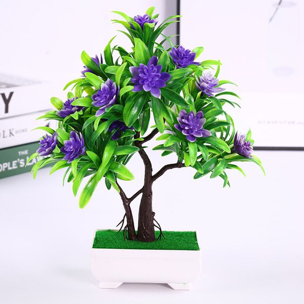 

1pc искусственные растения мини цветочные реалистичная симуляция горком магазин закрытый