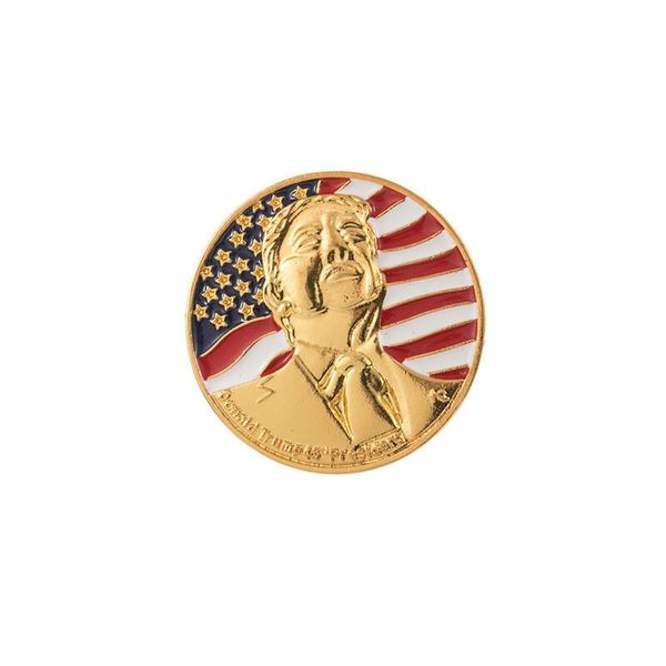 

trump badge 2020 trump metal brooch pins american election supplies patriotic republican campaign commemorative badge iia17