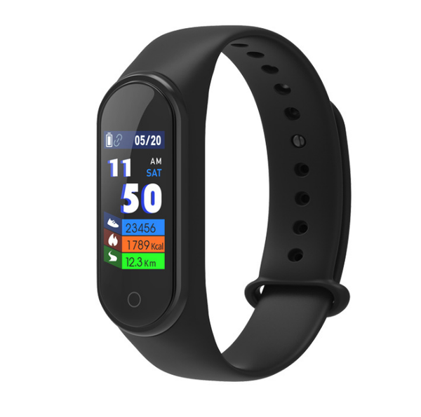 

health bracelet m4 plus heart rate monitor smart fitness band smartwatch real blood pressure sport wristband magnetic recharge