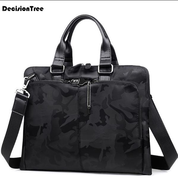

new fashion simple men briefcases business crossbody shoulder bags male camouflage multifunction messenger bag l417
