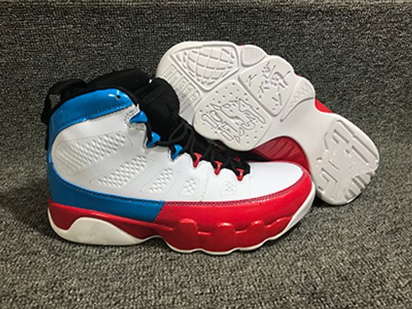 

with box 2020 mens basketball shoes 9s for men sneakers city of flight bred royal blue size us7-13