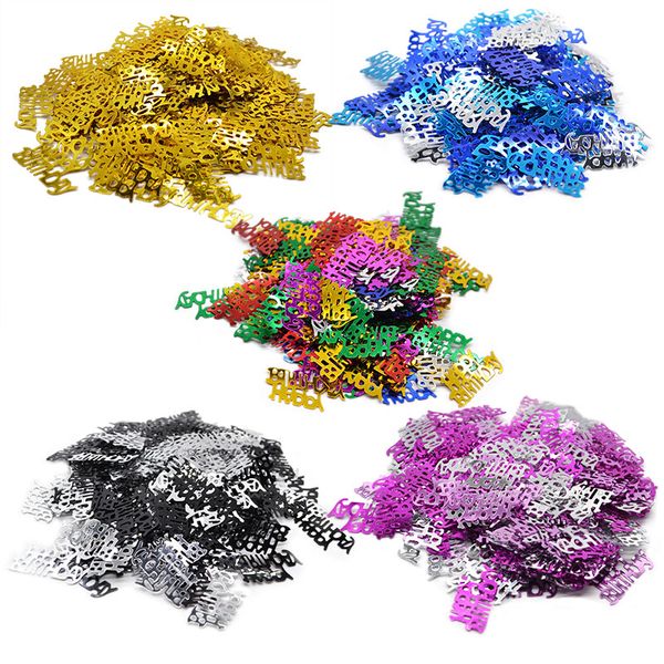 

1 pack happy birthday confetti gold letter confetti for balloon wedding birthday party table scatters decorations