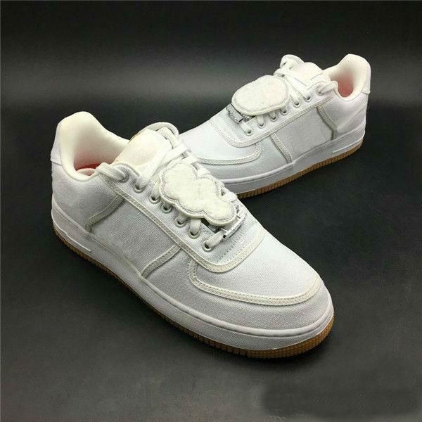 

wholesale travis scott 1 low one sail gum light brown athletic shoes new fashion cactus jack sport sneakers