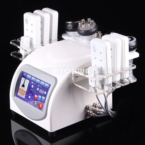 

price 6 in 1 cavitation ultrasonic rf machine vacuum rf radio frequency laser body contouring weight reduction machine homeuse spa
