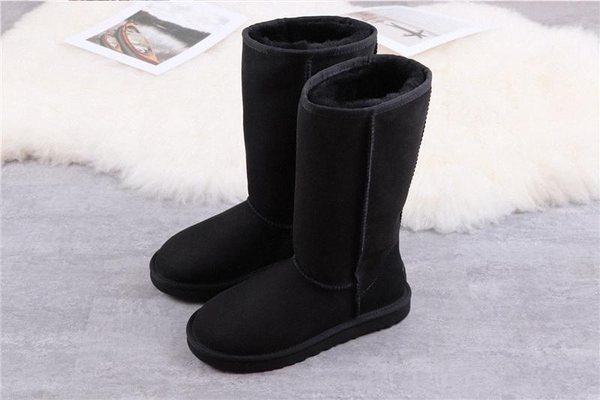 

2020 bow-knot womens australia ug wgg uggs ugg ugglis classic tall half sneakers snow winter ankle boots leather shoes, Black