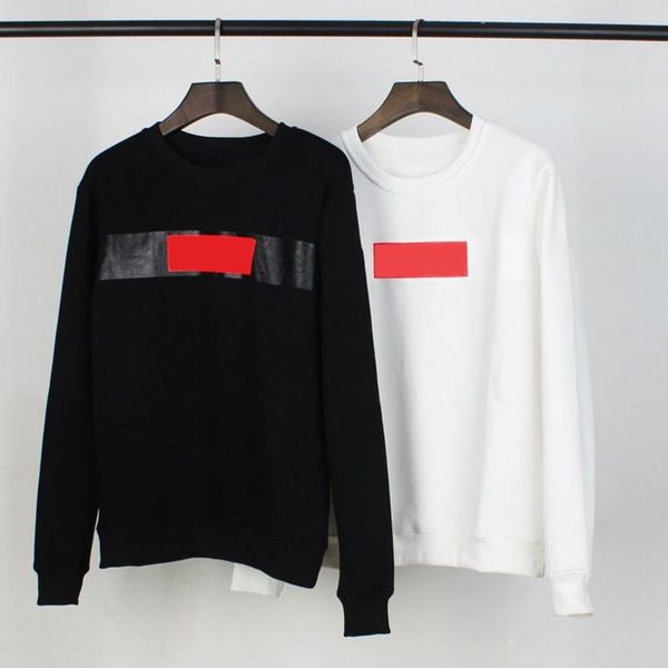 

20fw известных mens конструктора толстовка мужской высокого качества конструктора толстовка мужчины женщина мода хип-хоп негабаритный hoodie, Black