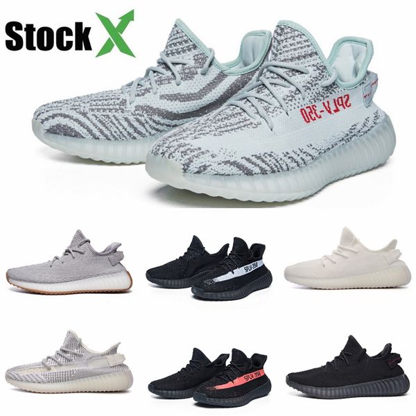 

продажи 2020 kanye west run новый дизайн обувь static светоотражающие тренер обувь сиреневый мульти сплошной серый мужчины женщин вскользь т