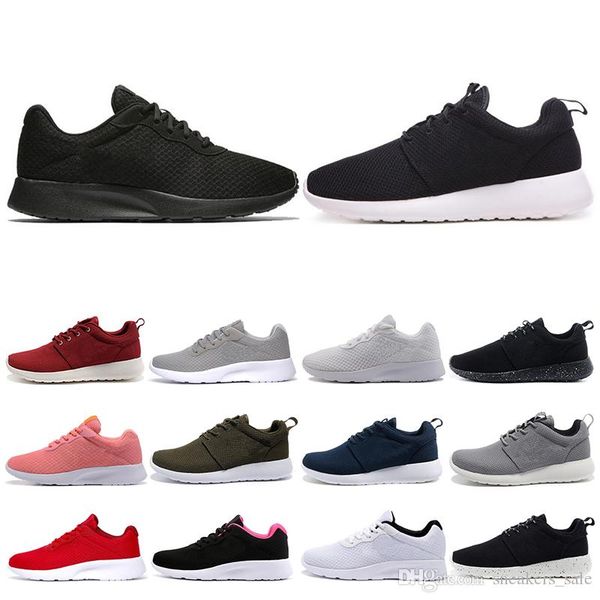 

new tanjun run running shoes men women triple black white low lightweight breathable london olympic mens trainers sports sneakers size 36-45