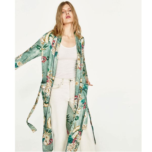 

women clothes summer blouse new 2019 vintage pareo floral print long kimono jacket cardigan maxi shawl summer belted beachwear, White