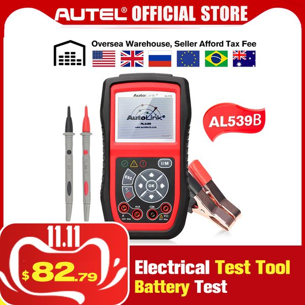 

autel autolink al539b obd2 scanner automotive electrical test tool for odb2 diagnostic tool eobd obd 2 car code reader pk al539