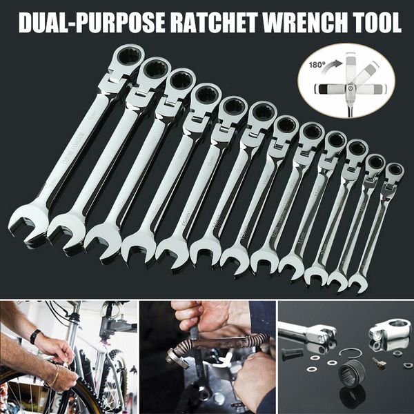 

hand tools 2-purpose ratchet wrench activities ratchet wrench flexible bike spanner car wrenches tool herramientas coche