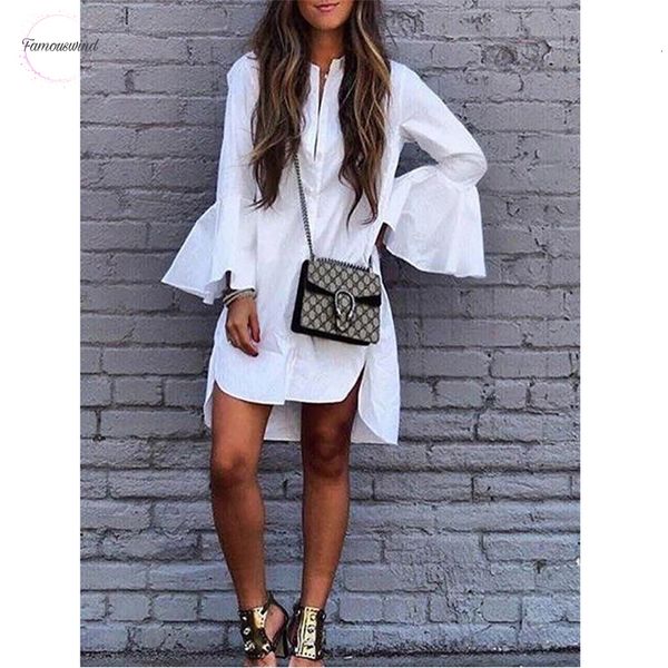 

casual fashion elegant summer dress long flare sleeve o neck single above knee mini solid loose straight dress designer clothes, Black;gray