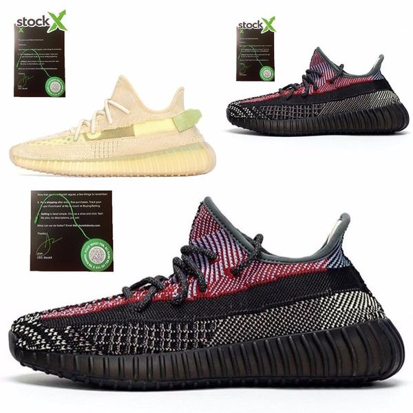 

yeezreel kanye west v2 men women running shoes blue tint yecheil yeshaya black reflective desigmor shoes mens sneakers j#006439 with box