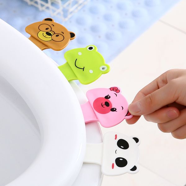 

cartoon animal portable toilet seat lifters convenient to toilet lid device is mention toilet potty ring handle home bathroom products set