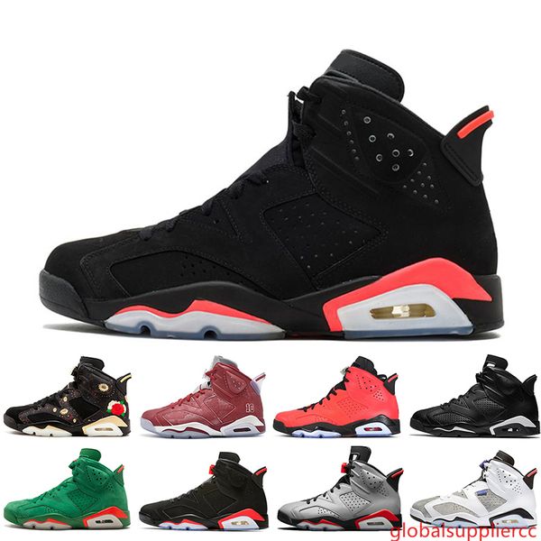 

with box 2019 infrared bred 6 6s mens basketball shoes 3m reflective bugs bunny tinker hatfield black cat flint men sports sneakers designer