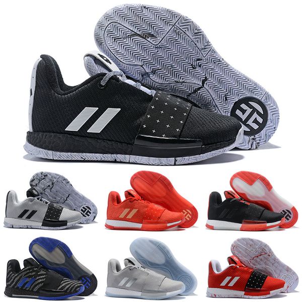 

mvp beard harden vol. 3 low white gold silver kids basketball shoes for good quality 3s mens trainers sports sneakers, Black