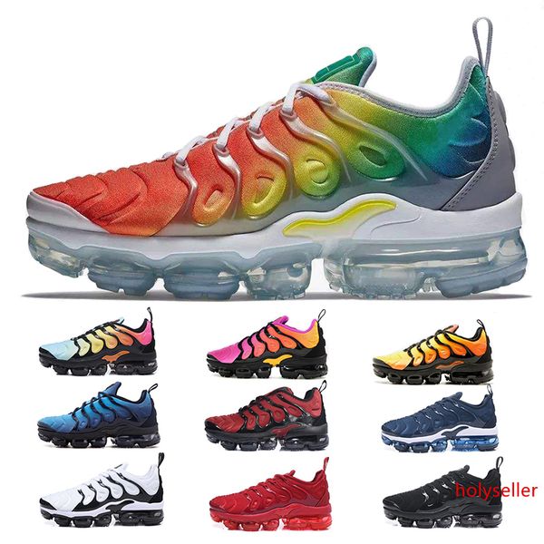 

sports running shoes new tn running shoes mens breathable runner sneakers man trainers tennis rainbow plus women shoes
