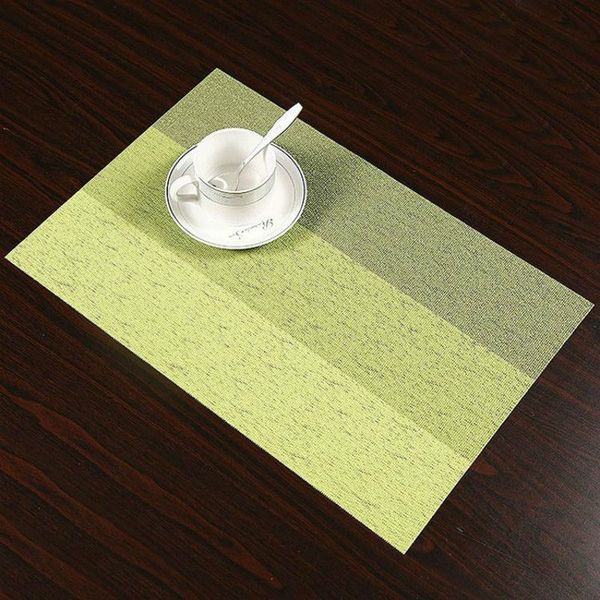 

new placemats washable pvc table cloth pad mat tablemats stain-resistant dining disc bowl pad coaster non-slip pvc pad