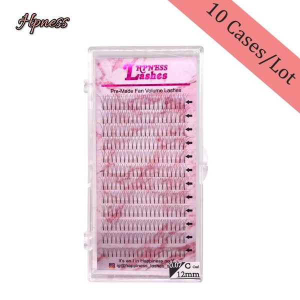 

3d/4d / 5d объемные вентиляторы наращивание ресниц широкий макияж шелк индивидуальный русский объем готовые ресницы c / d 10 лотков