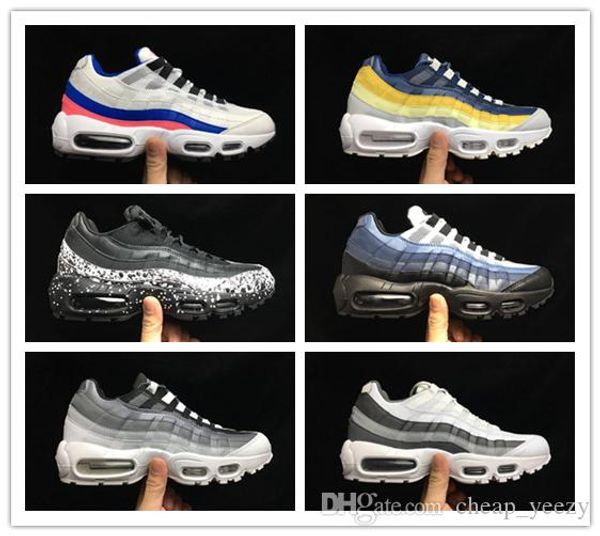 

2018 fashion men and women cushion 95s running shoes sports sneakers for mens trainers sneakers 95s designer shoes m zapatillas size 36-45