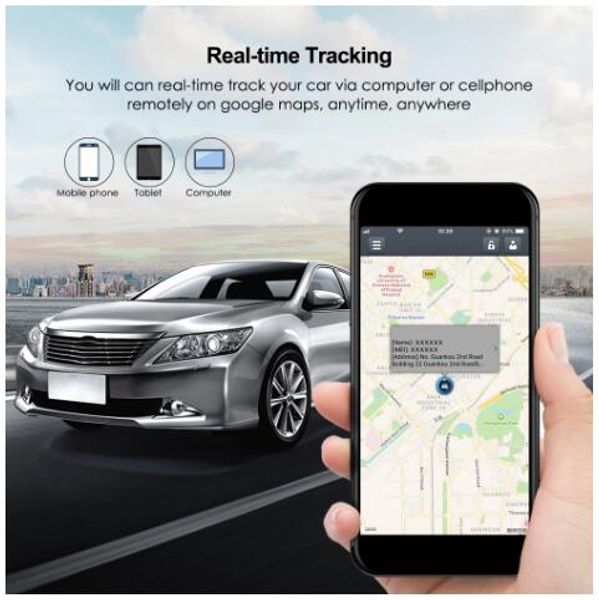 Mini GPS Tracker Localizzatore GPS per auto Moto Impermeabile IP67 Taglia carburante Coban GPS GSM Tracker APP gratuita Allarme di velocità eccessiva in tempo reale