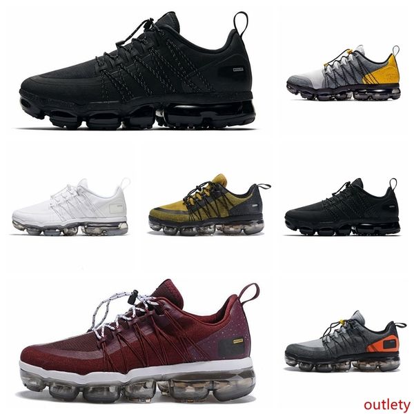 

2019 new run utility mens shoes triple black urban bounce burgundy crush mens trainer breathable sports sneakers
