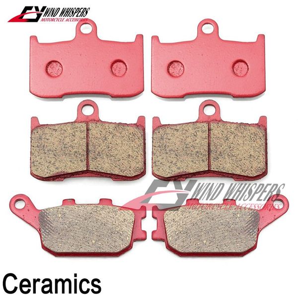 

motorcycle ceramic front rear brake pads for gsx-s 750 gsxs gsx-s750 al7/azl7/al8/azl8/al9/azl9 2017 2018 2019