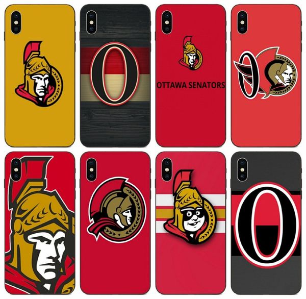 

tongtrade] ottawa senators ice hockey case for iphone x xr xs 11 pro max 8s 7s 6s 5s plus galaxy a10 a10e a10s honor 20i htc u11 life case