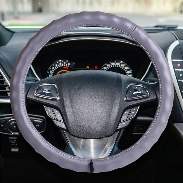 

kongyide крышка рулевого колеса автомобиля ручной шитье кожа аксессуары для автомобилей 38 см 15 дюймов универсальный zax8023 челнок mar12