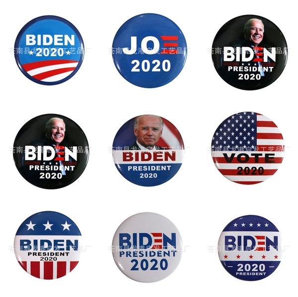 

new biden badge rectangular sun embroidered diy apparel armband clothes 1pc backpack hat patch portable embroidery biden badge #670, Silver