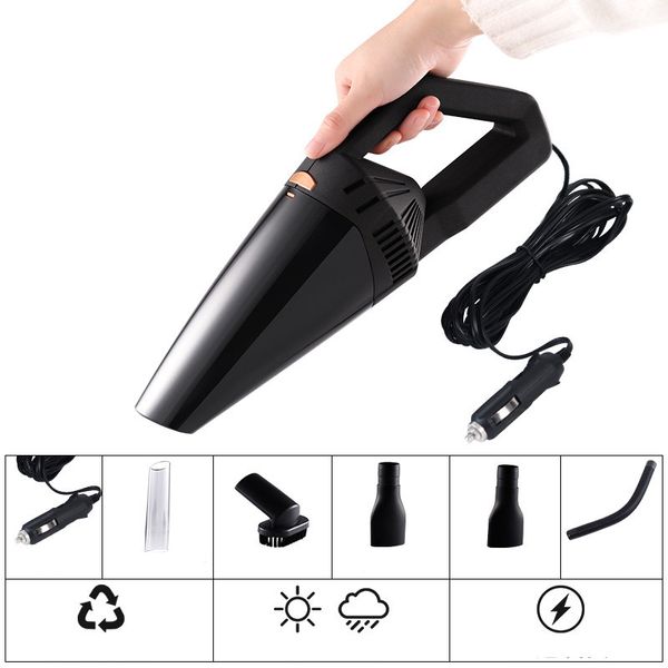 

12v 120w handheld vacuum cleaner wet dry usb rechargeable mini portable dust collector for home car cleaning