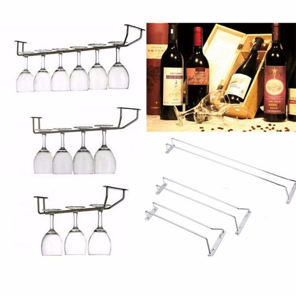 

ice buckets and coolers champagne stemware holder chrome plated wine rack glass cup kitchen wall bar hanger enclosed stainless steel screw 2