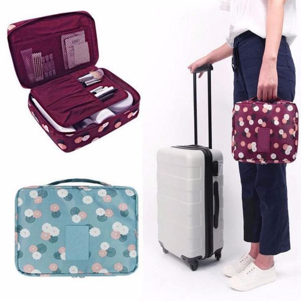 

valink 2019 new fahion travel cosmetic makeup toiletry case bag wash organizer storage pouch make up bag organizador necessaire