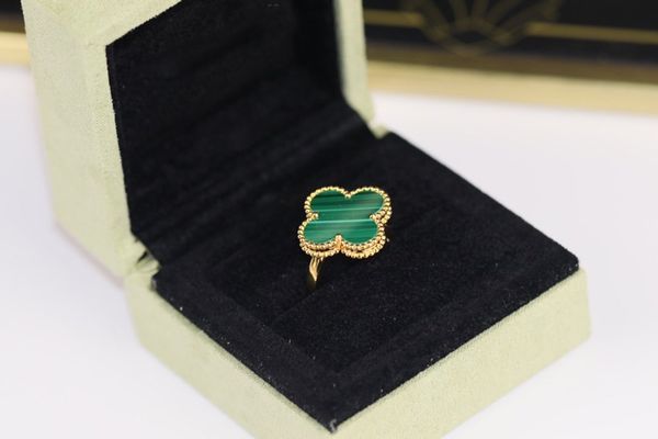 

clover ring jewelry couple rings women wedding engagement jewelry ring women party jewelry gift, Slivery;golden