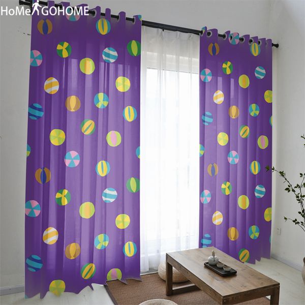 2019 Purple Tulle Curtains For Living Room Modern Window Treatments Voile Sheer Curtain For Kitchen Window Drapes Bedroom Gordijnen From Curteney