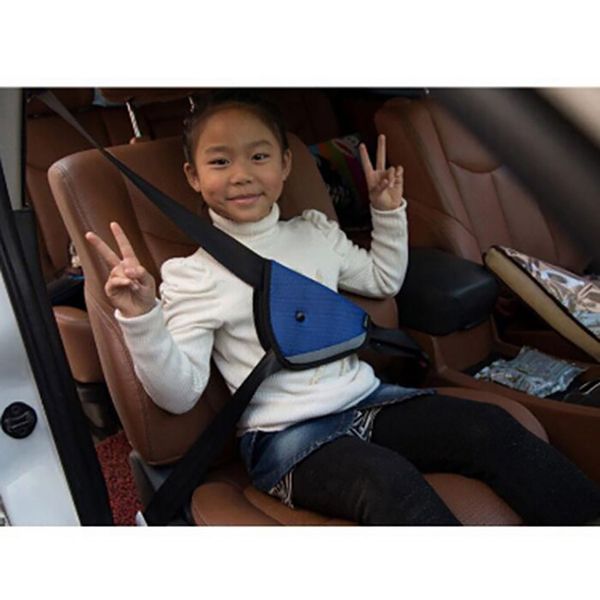 

kids adjustable car triangle holder comfortable child seat belt auto triangle holder 22cmx14cm car accessories accessories