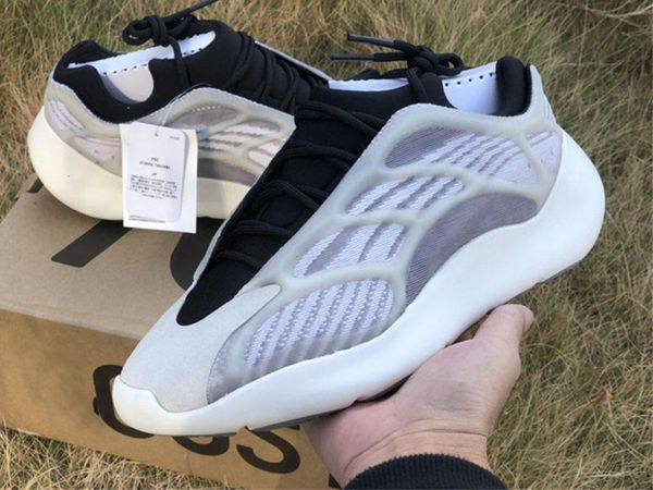 

new kanye west 700 v3 3m gray black glow in the dark basketball shoes fashion athoetic sports running sneakers