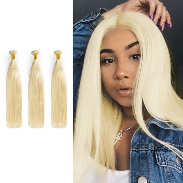 

613 blonde hair brazilian hair weave bundles 7a hair straight human extension ing, Black