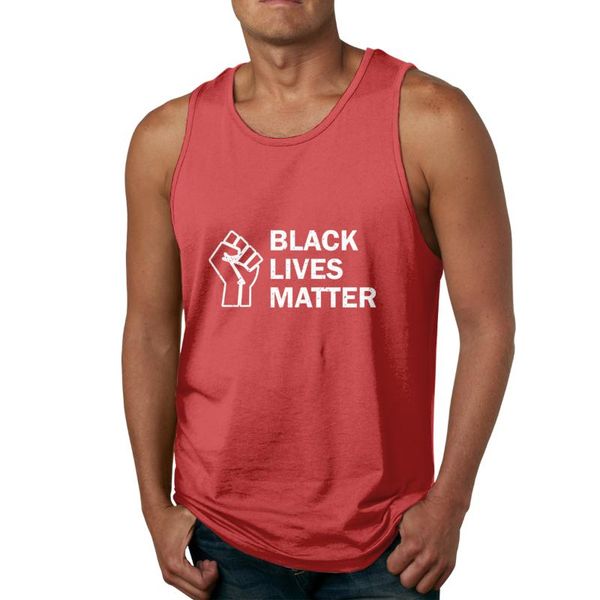 

men' tank black lives matter shirt, White;black