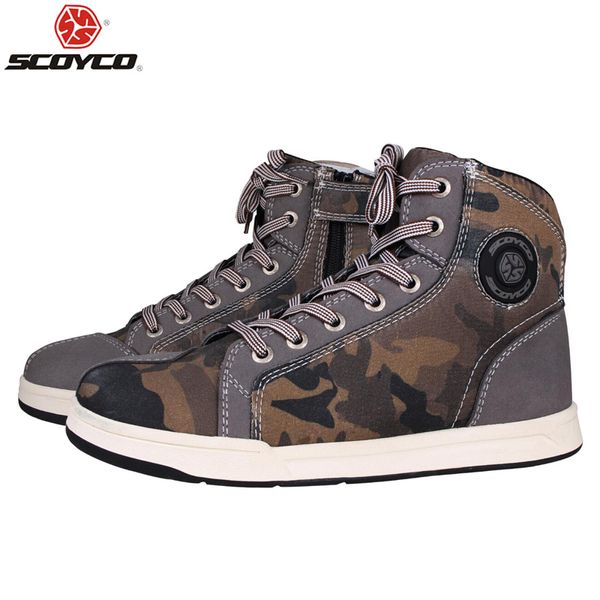 

scoyco motorcycle boots men 5 colors casual fashion wear shoes breathable anti-skid protection gear botas de motociclista,t-016