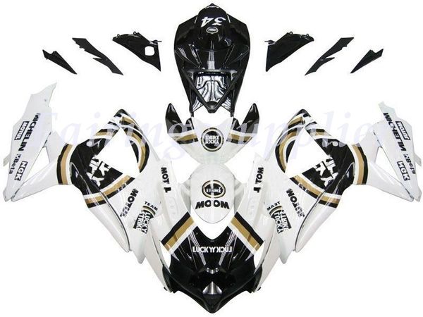 

новый (литье под давлением) abs обтекатель комплекты подходят для (suzuki gsxr 600-750) 2008 2009 2010 gsx-r600 r750 k8 обтекатели комплект