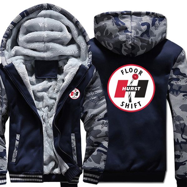 

hurst floor shift hoodies camouflage sleeve pullover winter jacket hurst floor shift sweatshirts long sleeve coat, Black