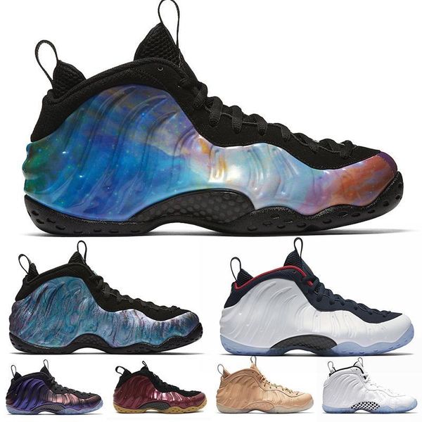 

penny hardaway men basketball shoes alternate galaxy habanero red abalone chrome black metallic gold mens athletic sport sneakers size 41-47