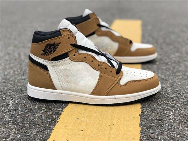 

2020 release 1 high og rookie of the year 1s gold harvest black casual shoes men 555088 -700 authentic sports sneakers size 7 -13