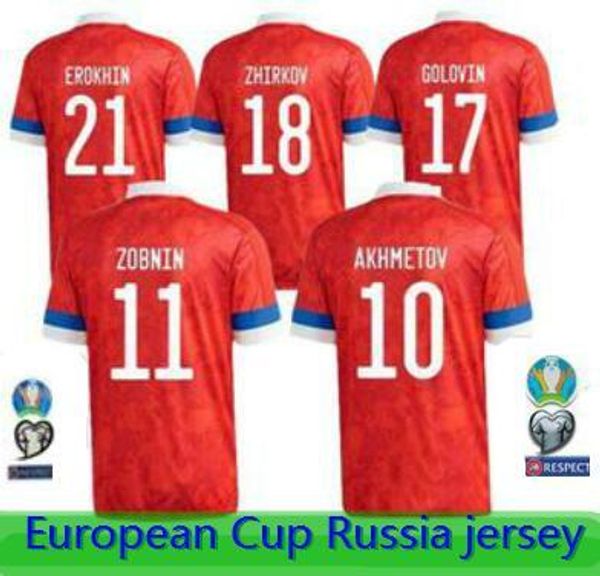 

20/21 россия home трикотажные изделия футбола 20/21 россия аршавиным miranchuk жиркова ерохин комбаров смолов футбол рубашка, Black;yellow