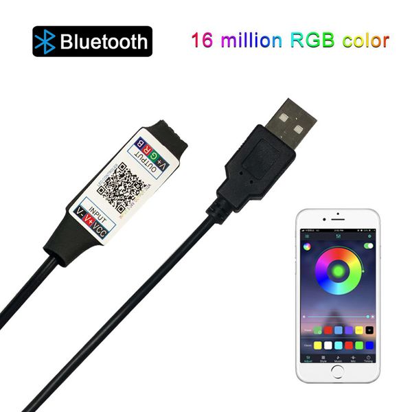 

5в usb led конѬоллеѬ bluebooth бепѬоводной ид rgb дианионного ђпѬавлени дл андѬоид